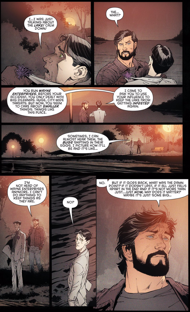 Illustration for article titled Bruce Wayne Doesn’t Want to Be Batman Again